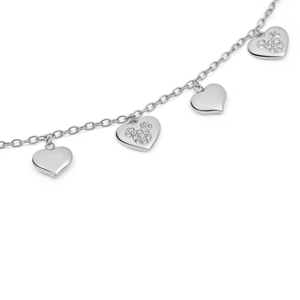 Collana Mickey Mouse & Friends Acciaio Cristallo - Collane Donna | Stroili