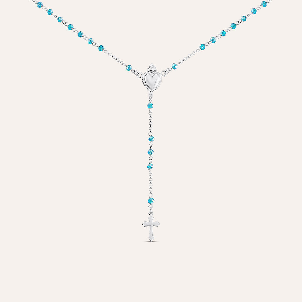 Collana Rosario Silver Soul Argento Rodiato Cristallo