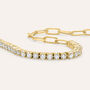 Bracciale Catena Diamade Glam Oro Giallo Diamante Lab-Grown