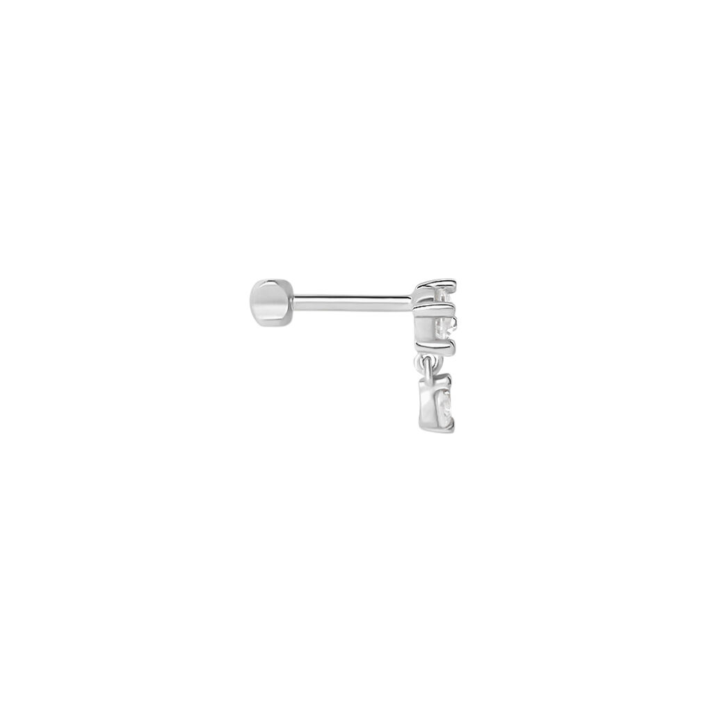 Piercing Orecchio Bon Ton Oro Bianco Cubic Zirconia - Piercing Orecchio Donna | Stroili