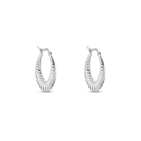 Orecchini A Cerchio Silver Collection Argento Rodiato - Orecchini a Cerchio Donna | Stroili