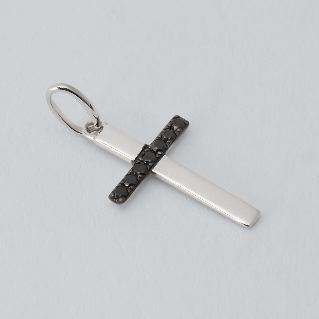 Pendente L'homme Diamant Oro Bianco Diamante