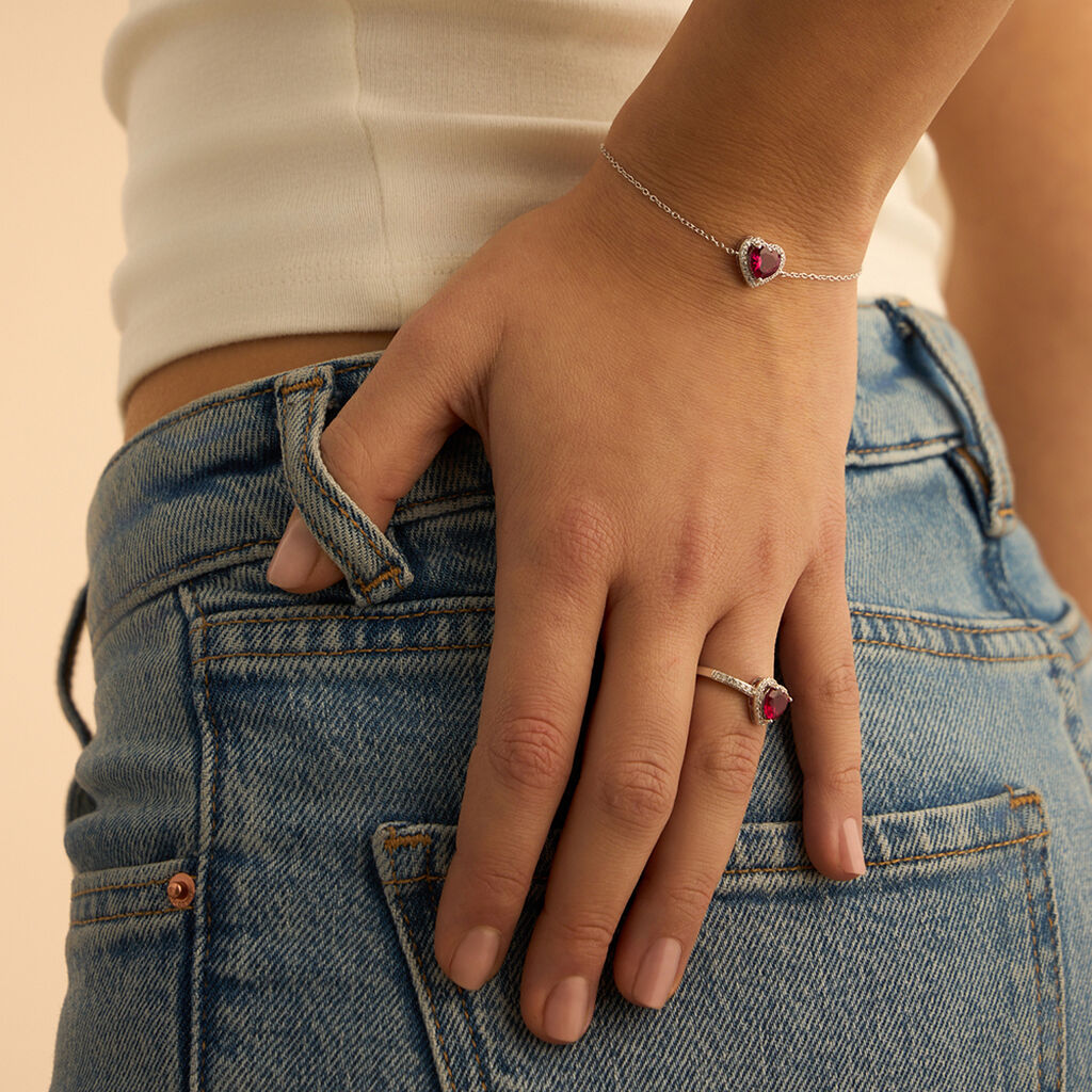 Bracciale Silver Elegance Argento Rodiato Cubic Zirconia