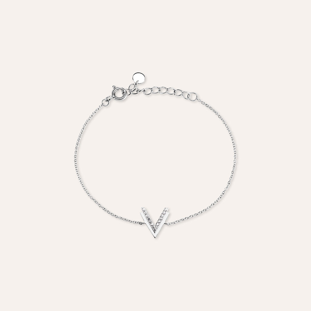 Bracciale Silver Shine Argento Rodiato Cubic Zirconia