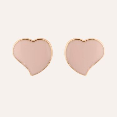 Orecchini a lobo Lady Sweet Acciaio Rosato Cuore