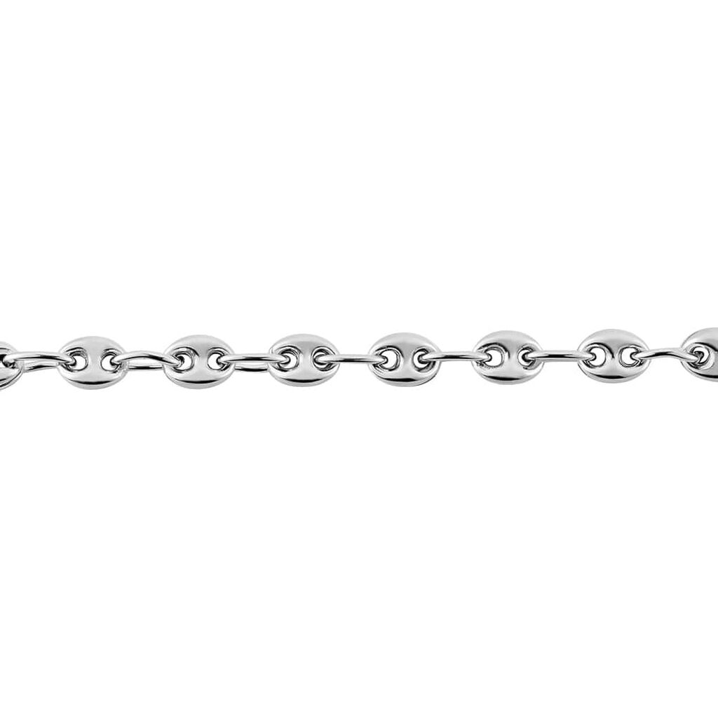 Bracciale Catena Gentleman Argento Rodiato - Bracciali Uomo | Stroili