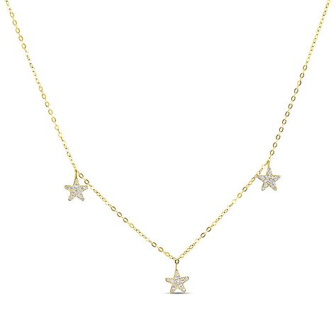Collana Christelle Oro Giallo Cristallo - Collane Donna | Stroili