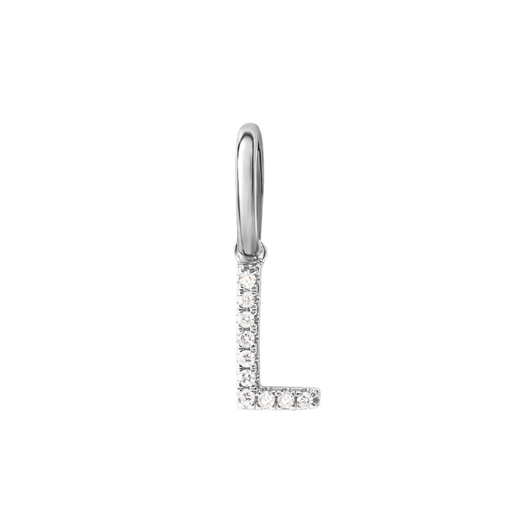 Pendente Sophia Oro Bianco Diamante - Ciondoli Donna | Stroili