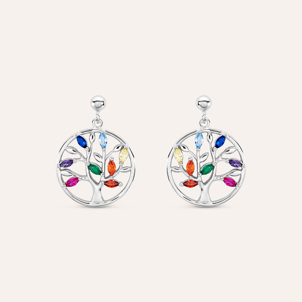Orecchini Pendenti Silver Moments Argento Rodiato Cubic Zirconia - Orecchini Pendenti Donna | Stroili