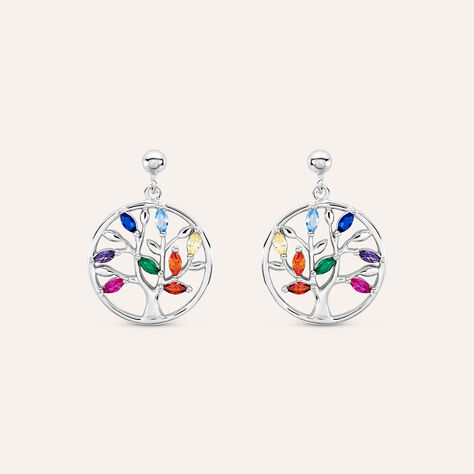 Orecchini Pendenti Silver Moments Argento Rodiato Cubic Zirconia - Orecchini Pendenti Donna | Stroili