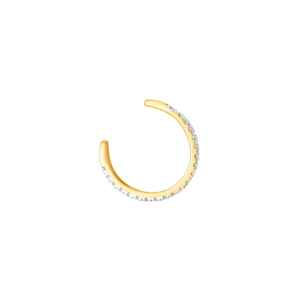 Ear Cuff Bon Ton Oro Giallo Cubic Zirconia - Ear Cuff Donna | Stroili