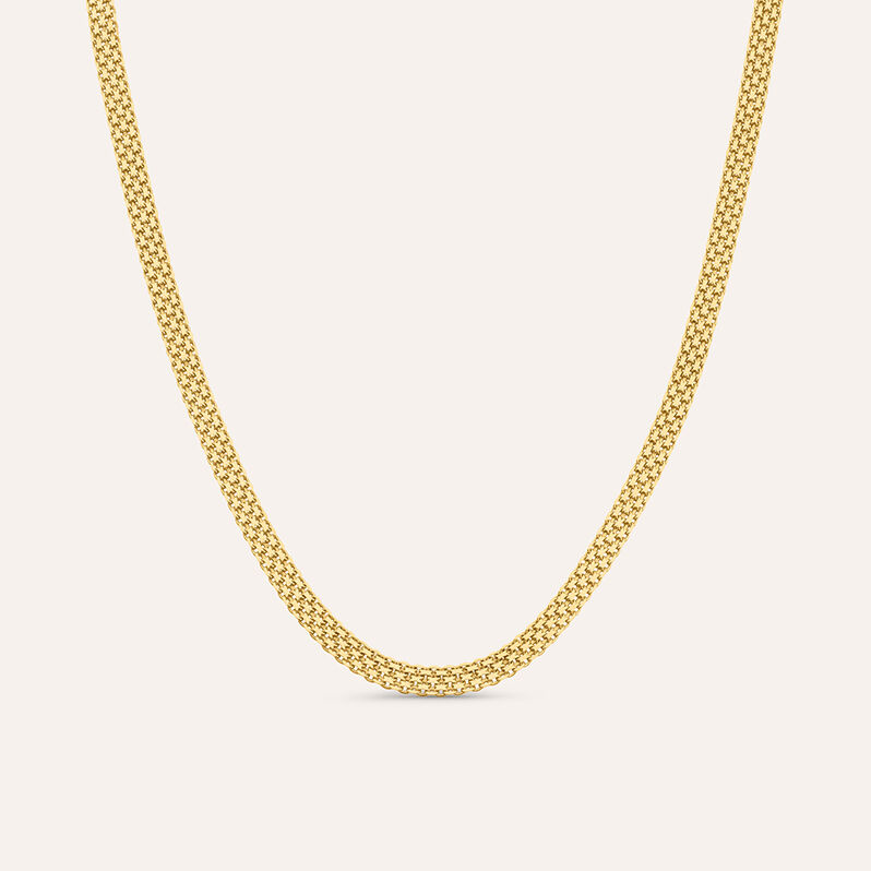 Catena Silver Collection Argento Dorato - Collane Catena Donna | Stroili