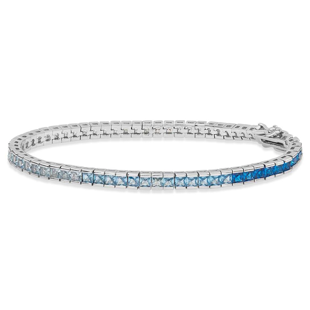 Bracciale Tennis Silver Rainbow Argento Rodiato Cubic Zirconia - Bracciali Tennis Donna | Stroili