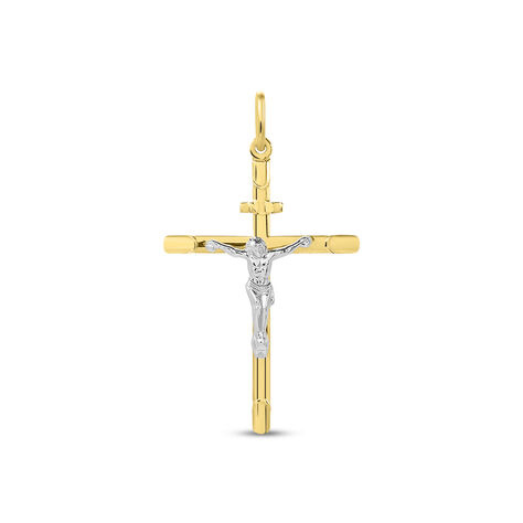 Pendente Holy Oro Bicolore - Ciondoli con Incisione Unisex | Stroili