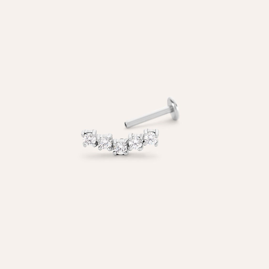Piercing Orecchio Helix Conch Lady Code Acciaio Cristallo - Piercing Orecchio Donna | Stroili