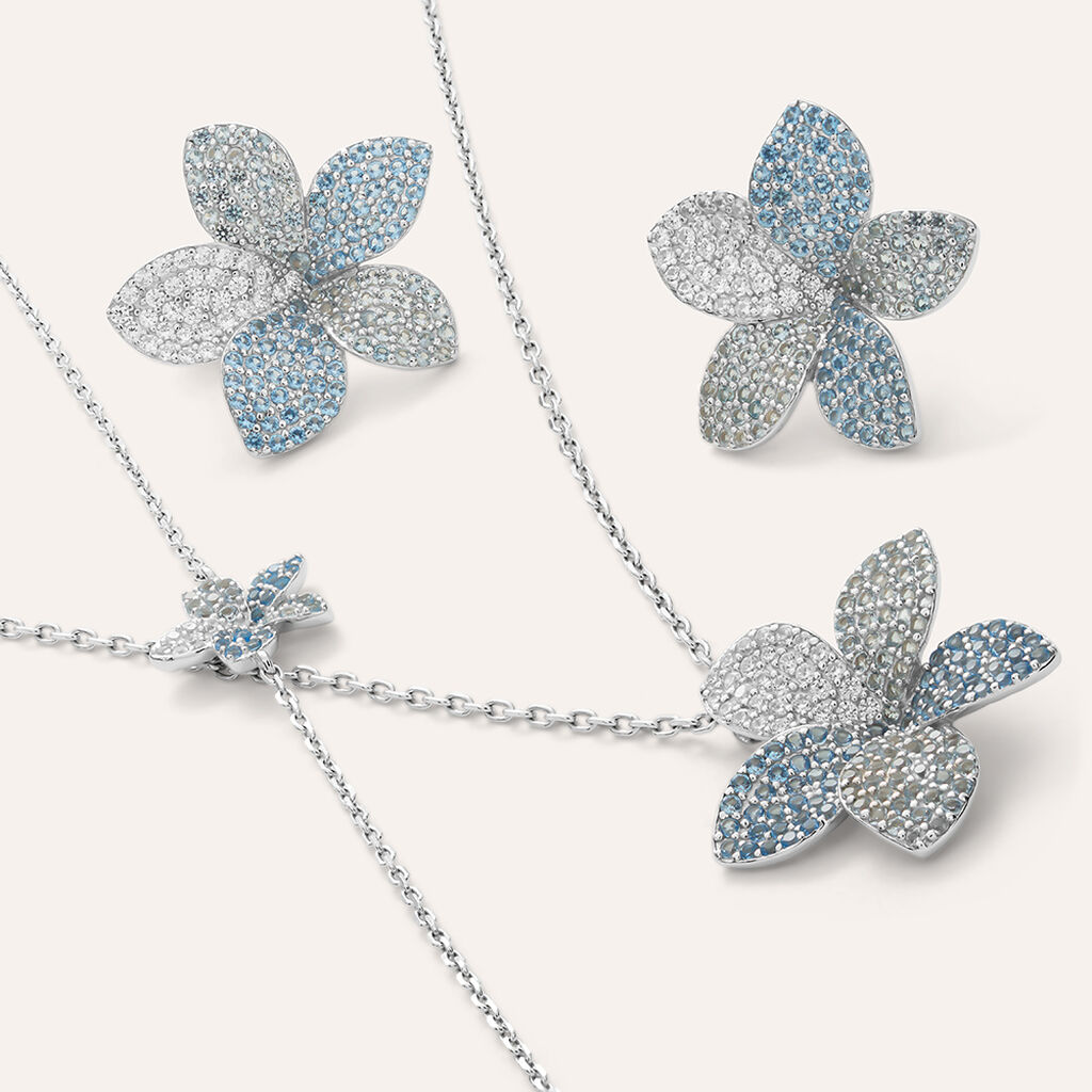 Orecchini Lobo Silver Shine Argento Rodiato Cubic Zirconia - Orecchini a Lobo Donna | Stroili