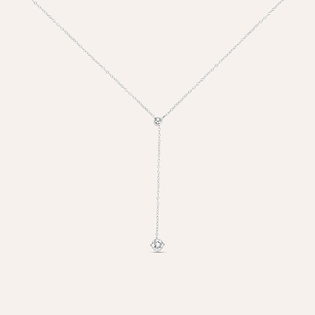 Collana Punto Luce Silver Elegance Argento Rodiato Cubic Zirconia - Collane Punto Luce Donna | Stroili