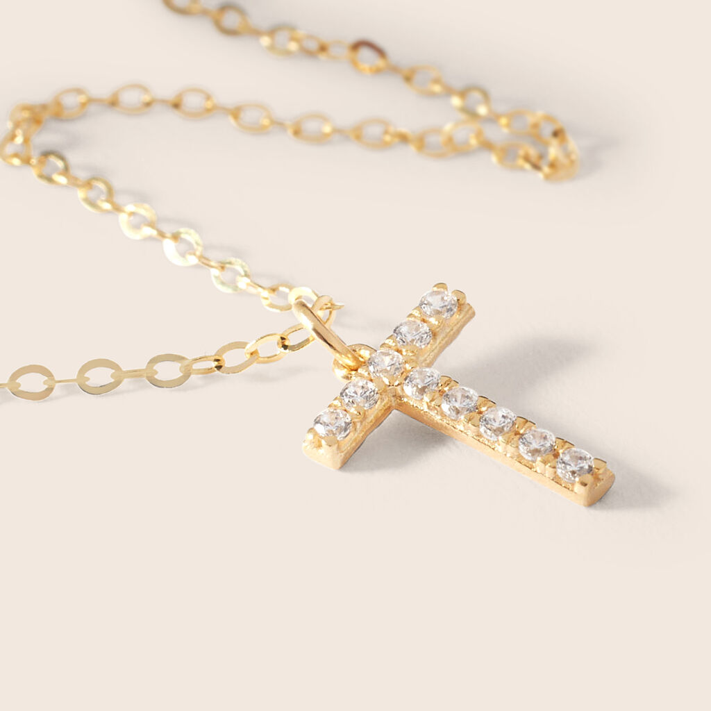 Collana Claire Oro Giallo Cubic Zirconia - Collane Donna | Stroili