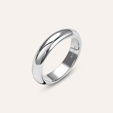 Fede Classica Leggera 4.5 mm Oro Bianco