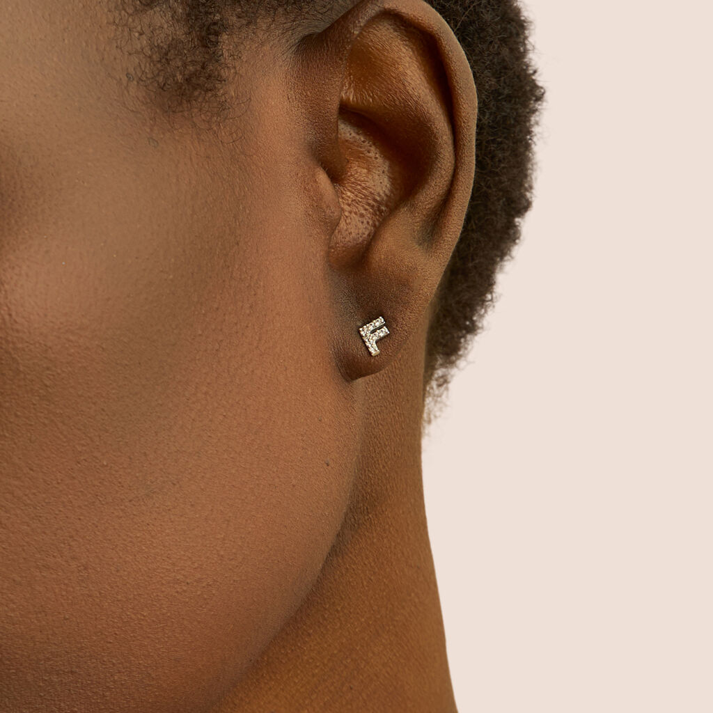 Mono Orecchino Lobo Silver Moments Argento Rodiato Cubic Zirconia