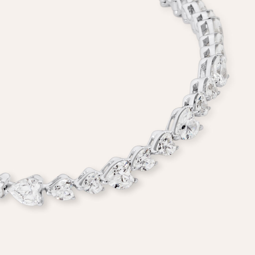 Bracciale Tennis Red Carpet Argento Rodiato Cubic Zirconia