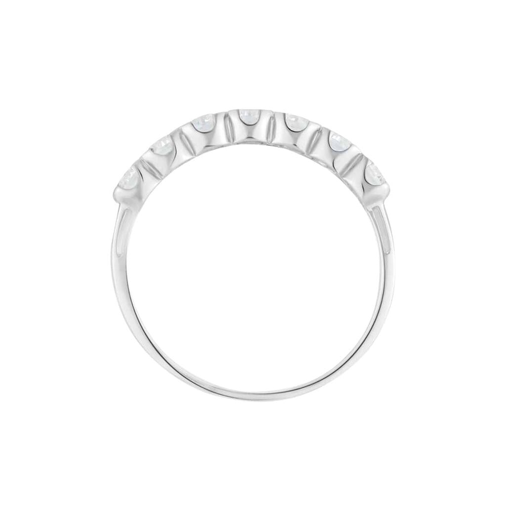 Anello Riviere Claire Oro Bianco Cubic Zirconia - Anelli Riviere Donna | Stroili