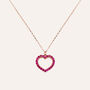 Collana Silver Rainbow Argento Rosa Cubic Zirconia