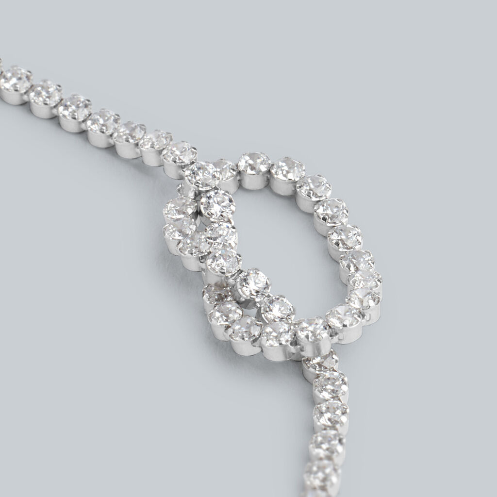 Bracciale Tennis Silver Elegance Argento Rodiato Cubic Zirconia