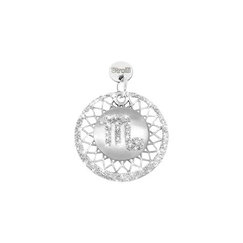 Charm in argento rodiato e glitter - Charms Donna | Stroili