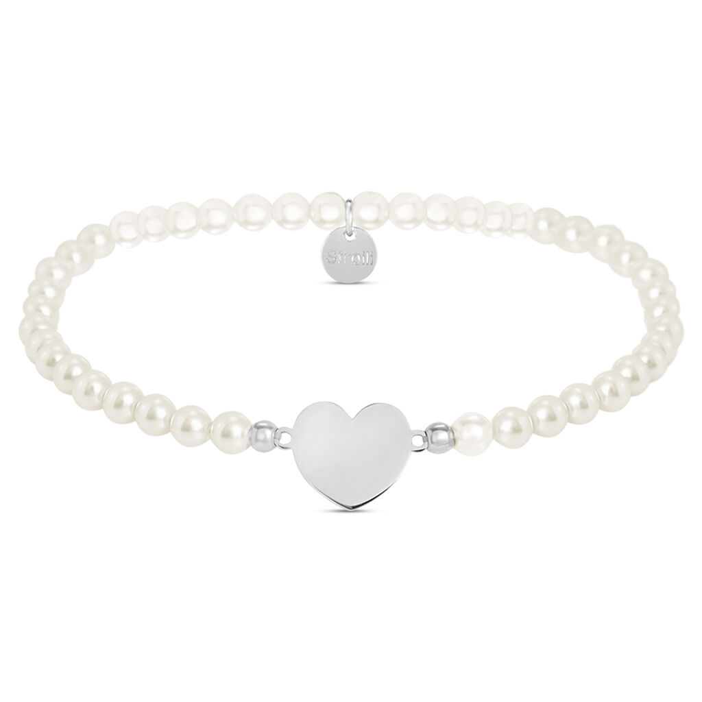 Bracciale Silver Pearls Argento Rodiato Perla sintentica - Bracciali con Incisione Donna | Stroili