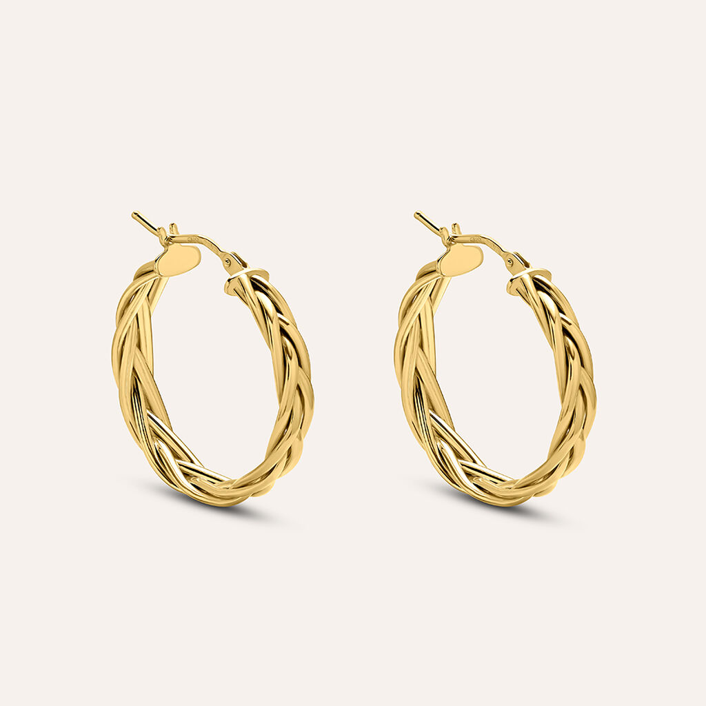 Orecchini A Cerchio Isabelle Oro Giallo
