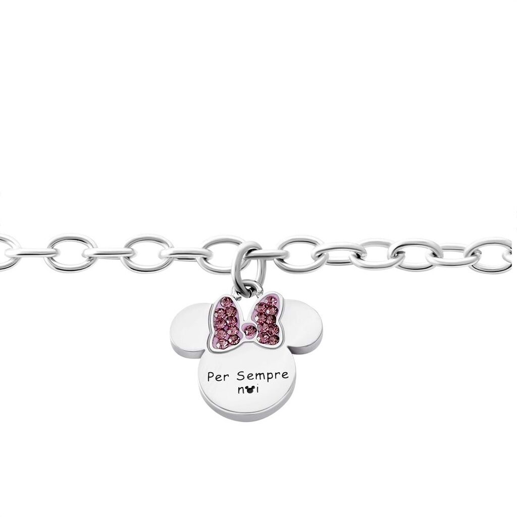 Bracciale Lady Message Acciaio Cristallo - Bracciali con Incisione Donna | Stroili