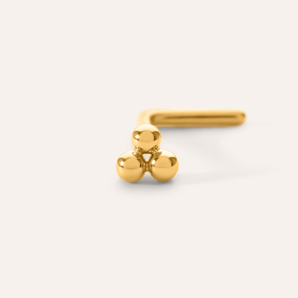Piercing Naso Radiance Titanio ASTM F136 Dorato