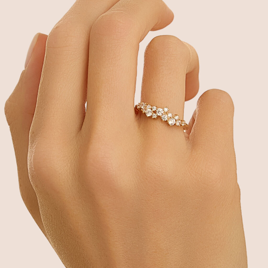 Anello Fantasia Golden Dream Placcato Oro Giallo Cubic Zirconia - Anelli Donna | Stroili