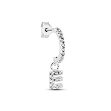 Mono Orecchino A Cerchio Silver Moments Argento Rodiato Cubic Zirconia - Mono Orecchino Donna | Stroili