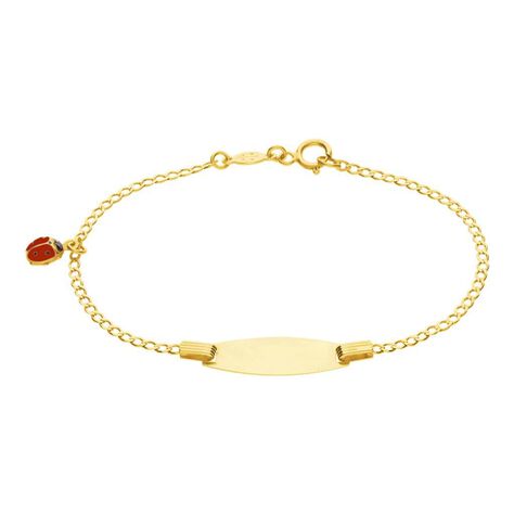 Bracciale Con Targhetta Holy Oro Giallo - Bracciali con Incisione Bambino | Stroili