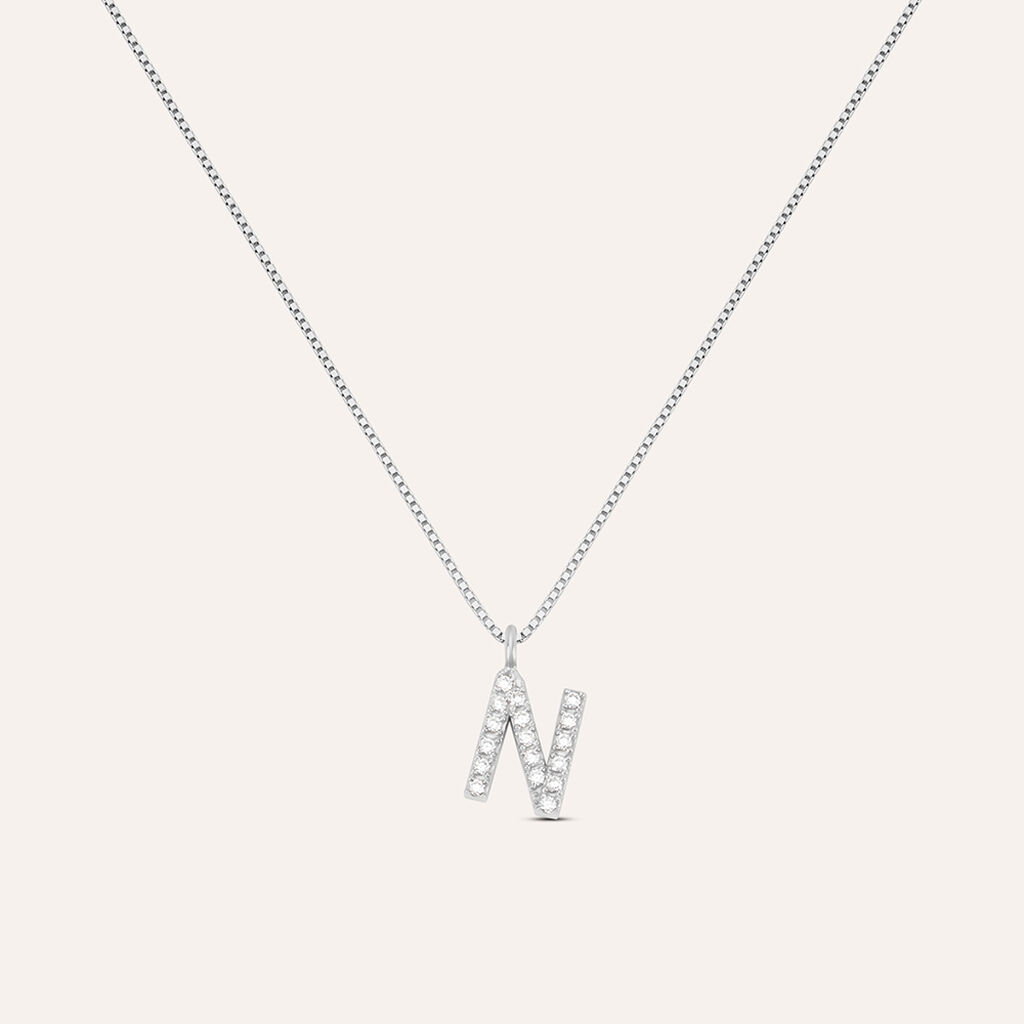 Collana Silver Moments Argento Rodiato Cubic Zirconia - Collane Donna | Stroili