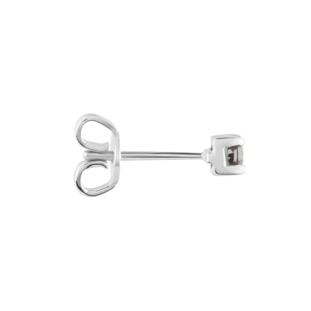 Mono Orecchino Lobo Punto Luce L'homme Diamant Oro Bianco Diamante - Mono Orecchino Uomo | Stroili
