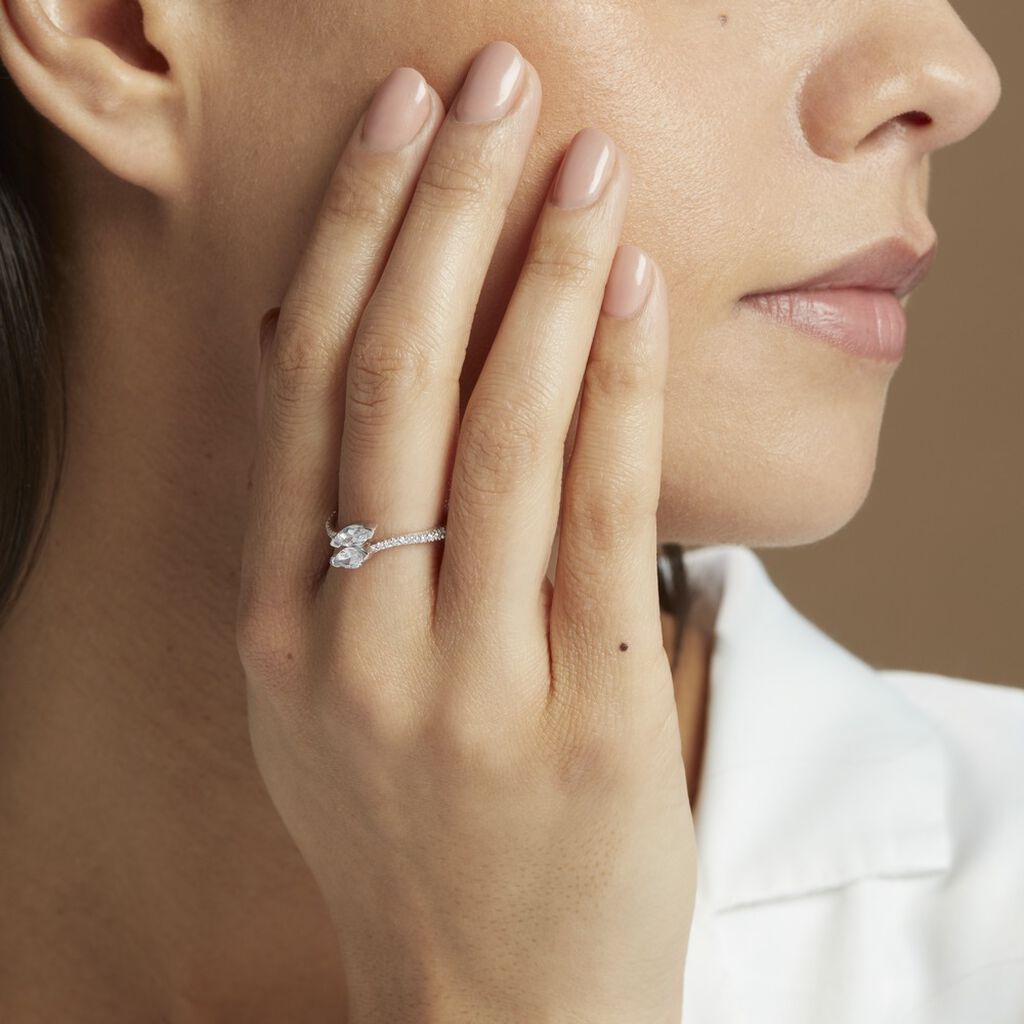 Anello Silver Elegance Argento Rodiato Cubic Zirconia - Anelli con Pietre Donna | Stroili