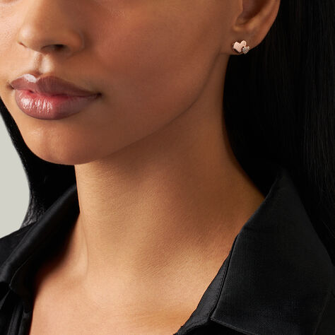 Orecchini Lobo Silver Moments Argento Rosa Cubic Zirconia - Orecchini a Lobo Donna | Stroili