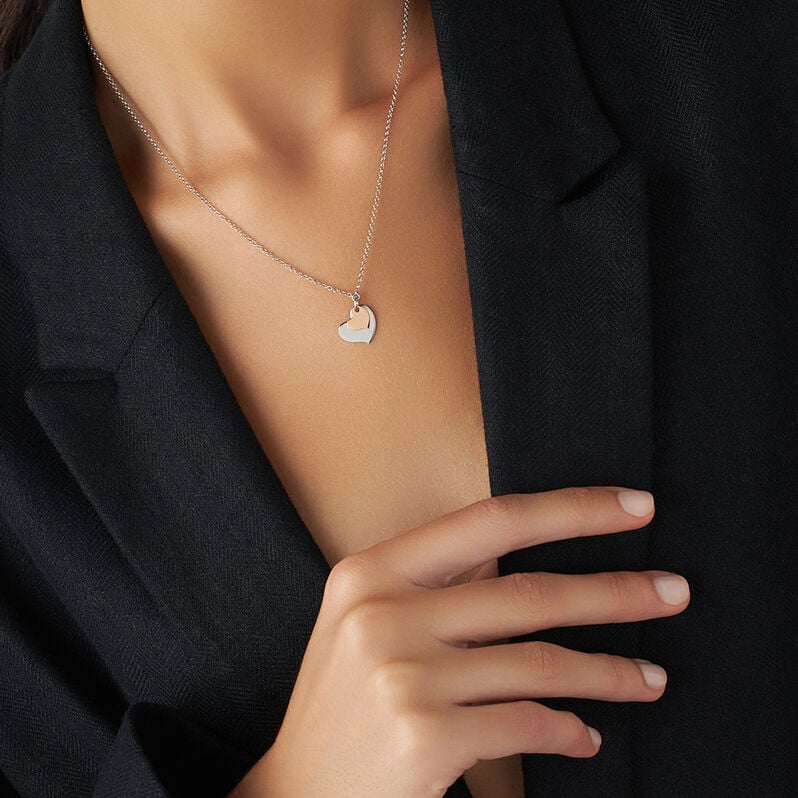 Collana Silver Collection Argento Bicolore Bianco / Rosa - Collane Donna | Stroili