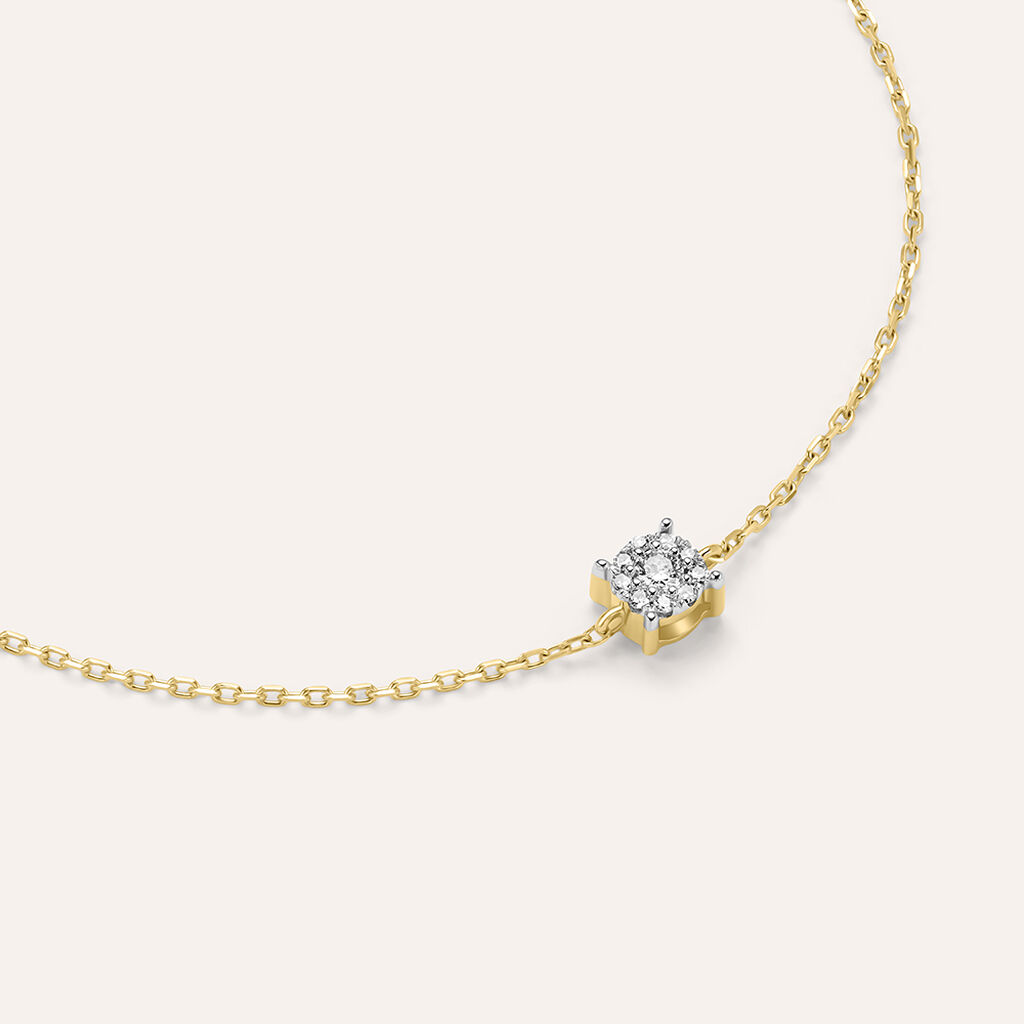 Bracciale Mon Petit Oro Giallo Diamante