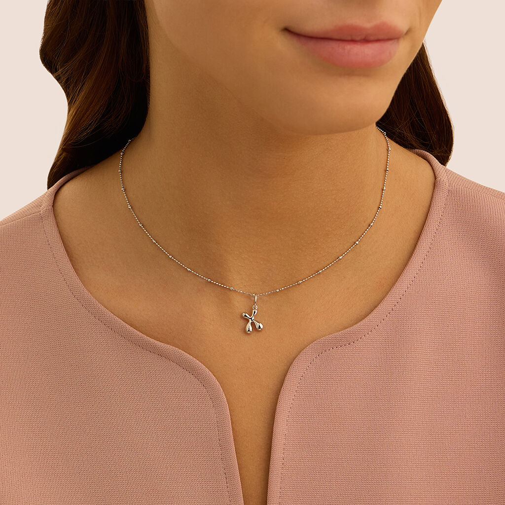 Pendente Love Beats Argento Rodiato