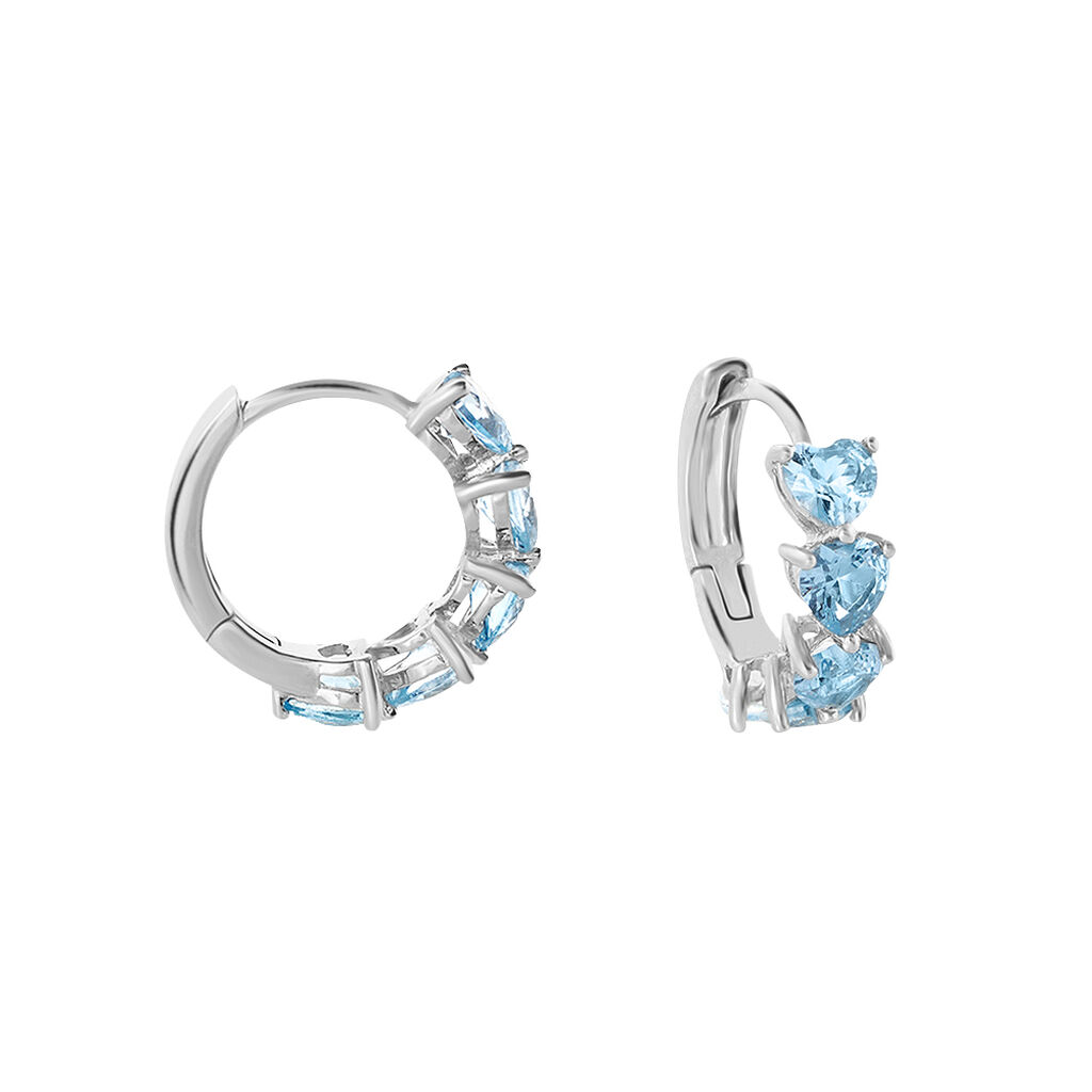 Orecchini A Cerchio Silver Rainbow Argento Rodiato Cubic Zirconia - Orecchini a Cerchio Donna | Stroili