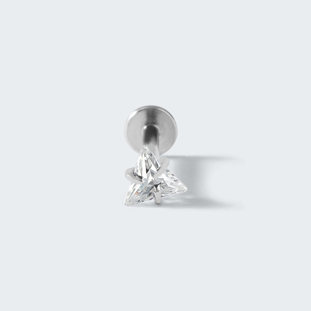 Piercing Orecchio Tragus Helix Conch Lady Code Acciaio Cristallo - Piercing Orecchio Donna | Stroili