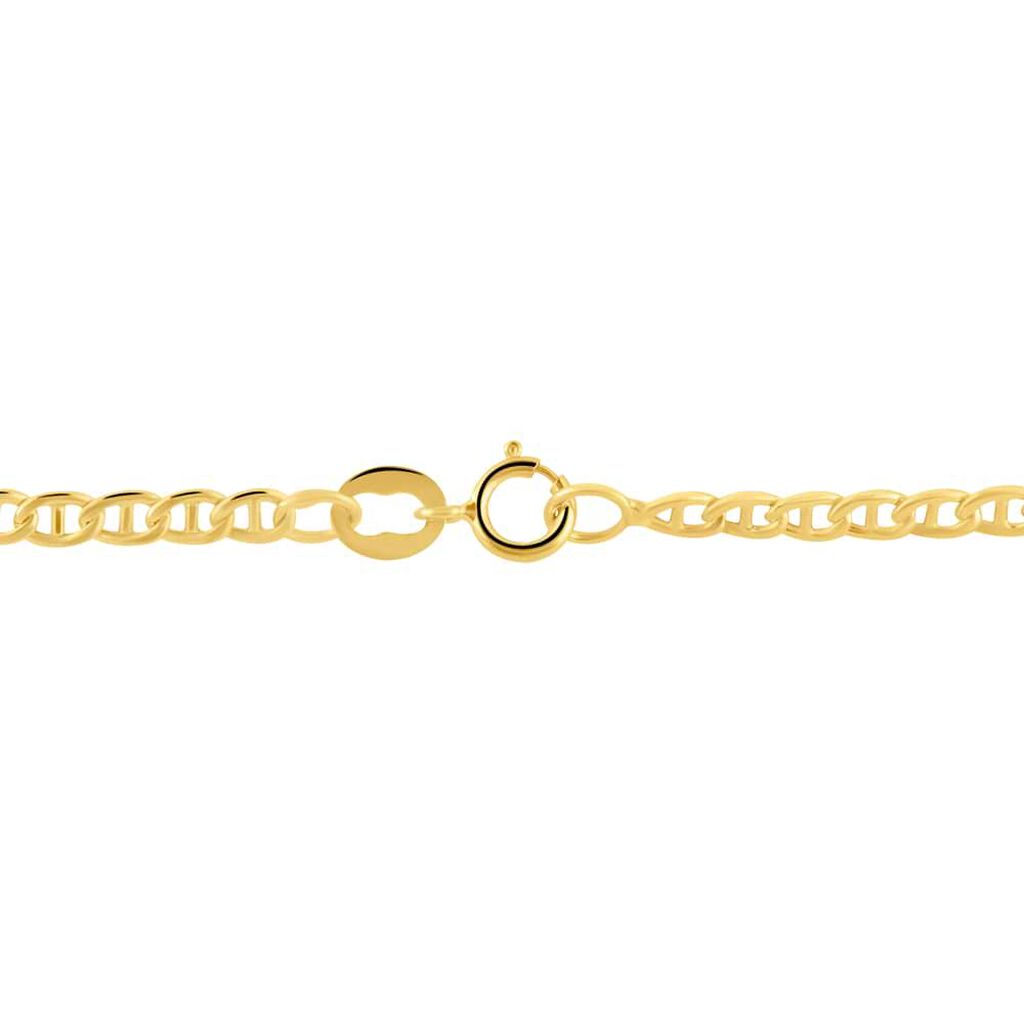 Bracciale Catena Oro Uomo Oro Giallo