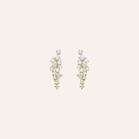 Orecchini Lobo Golden Dream Placcato Oro Giallo Cubic Zirconia - Gioielli Donna | Stroili