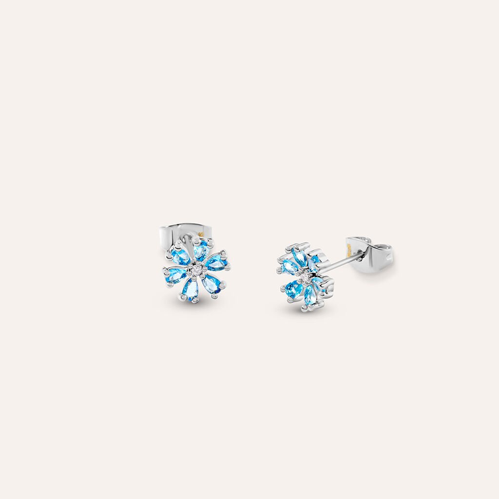 Orecchini Lobo Romantic Shine Ottone Cristallo - Orecchini a Lobo Donna | Stroili