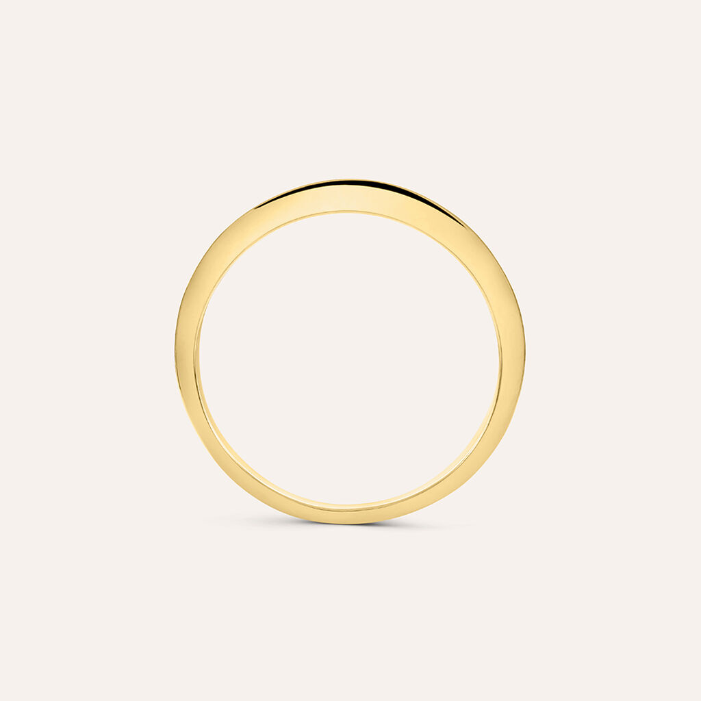 Anello Fascia Golden Lover Oro Bicolore - Anelli 18 Carati Donna | Stroili