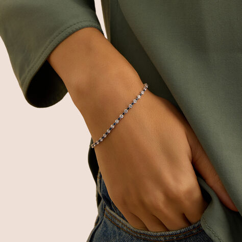 Bracciale Tennis Silver Elegance Argento Rodiato Cubic Zirconia - Bracciali Donna | Stroili